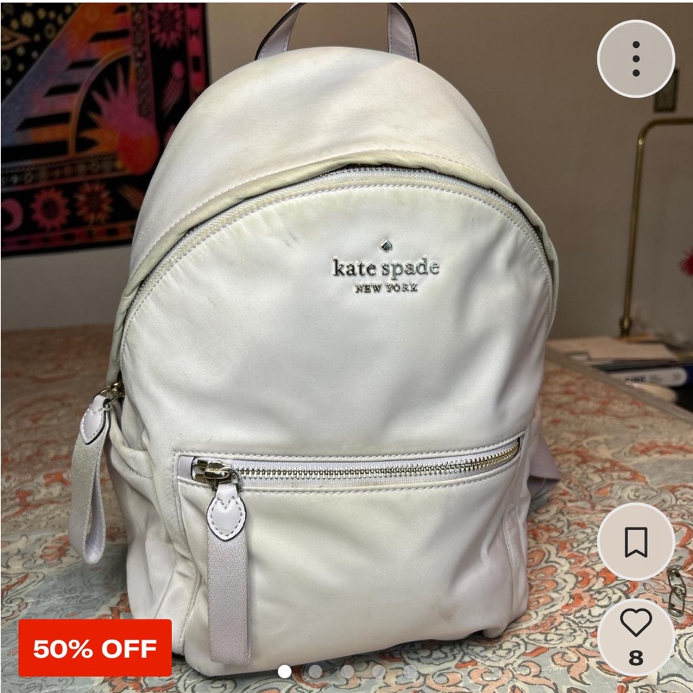 Kate Spade Ivory Backpack